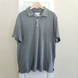 Goodfellow & Co Gray Soft Cotton Standard Polo Shirt size XL